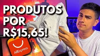 UNBOXING do ALIEXPRESS! PRODUTOS POR R$15,65!