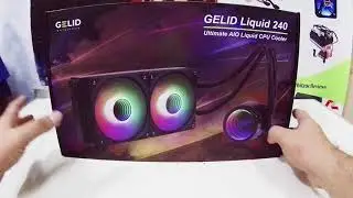 Unboxing y Detalles Gelid Liquid 240..Opcion para los Gamers