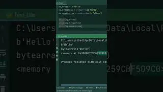 Diving into Python's Binary Types: bytes, bytearray, memoryview | Tech NS Arena