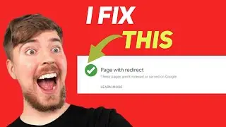 Fix Page with Redirect Google Search Console Error (How?)