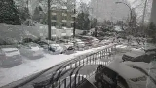 Snow in New Westminster