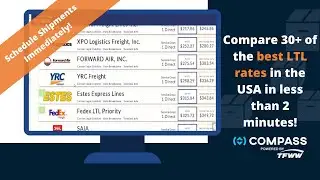 Instantly Get 30+ LTL Freight Shipping Quotes In Less Than 2 Minutes