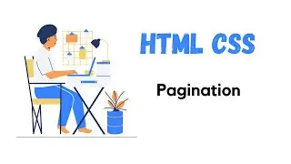 Pagination UI Design using HTML CSS