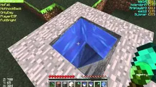 Уроки по Minecraft-Чит ФлайХак [FlyHack] работает на воде!