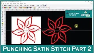 How to Punch/Draw Satin stitch Part 2