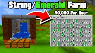 How to Build Infinite String + Emeralds Farm for Minecraft 1.21+