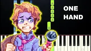 Senpai - Friday Night Funkin (One Hand Piano Tutorial)