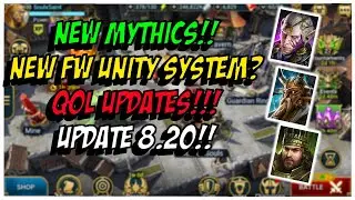 Is the New Unity System OP?!? MORE MYTHICS?!?!?! Update 8.20 | Raid: Shadow Legends