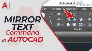 Mirror Text Command | How to Enable & Disable Mirror Text Effect in AutoCAD