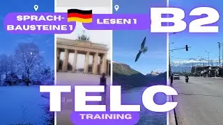 TELC B2 Training – Sprachbausteine 1 & Lesen Teil 1
