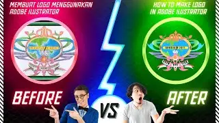MEMBUAT LOGO DENGAN ADOBE ILUSTRATOR || HOW TO MAKE LOGO IN ADOBE ILUSTRATOR
