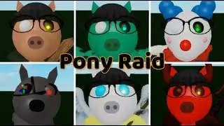Pony Raid - All Jumpscares (Game created by: MikkDev)