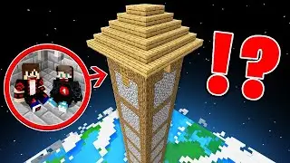 ماين كرافت : حاولت أعيش في أطول بيت في العالم ارتفاع 100,000 بلوكة !!؟ 🔥😱