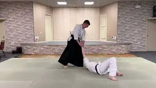 Motoha Yoshin Ryu Kihon no Kata: Kekomi dori (3) and Kataeri koteori (4)