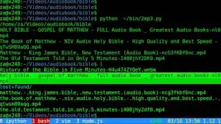 make all of mp4 video files in a folder to mp3 with python