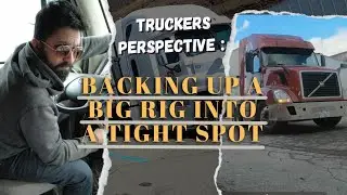 CITY TRUCK DRIVING  | TIGHT BACKING | MALAYALEE TRUCKER IN CANADA |18 WHEELER |