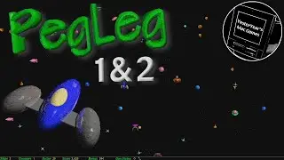 PegLeg - Blast Waves of Space-Based Nasties In the ShareWare Original & Retail Sequel for Macintosh