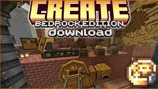 Finally! The CREATE ADDON is on Minecraft Bedrock | 1.21! | Download Link In The Description 