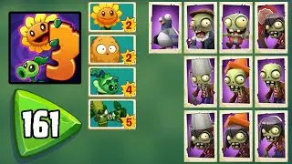Plants vs. Zombies 3 - Dave's House Level 161 [No Boosters]