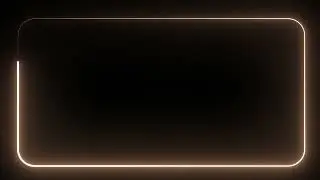 Brown Neon Frame Background | MD Animated Backgrounds | Free Video Backgrounds
