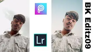 new PicsArt and lightroom photo editing tutorial video #viral #edit #lightroom BK Editz09 #picsart