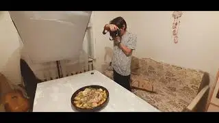 Фотостокер дома. Фотографии для стоков на продажу, мини студия дома, фотаю еду