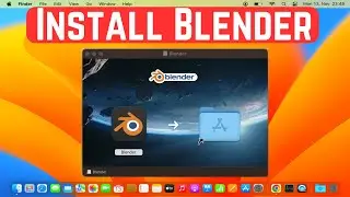 How to Install Blender on Mac | How to Download Blender on a MacOS (2024)