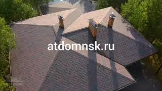 SBS-модифицированная гибкая битумная черепица Docke Premium Шеффилд Бисквит. Новосибирск, Лаки Парк