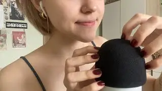ASMR ~ mic scratching & mouth sounds ₍ᐢ._.ᐢ₎♡ ༘