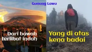 BADAI di gunung Lawu..!! Hampir hipotermia
