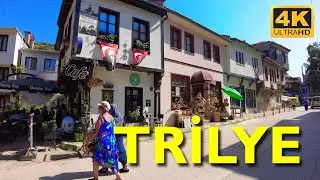 Bursa Trilye Walking Tour 4K UHD 50fps | Tirilye Zeytinbağı 2024