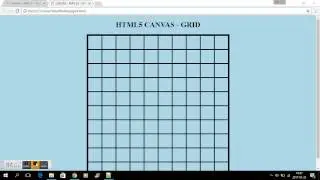 HTML5 CANVAS - PART 28 - DRAW A GRID