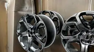 Покраска дисков в черный хром в Promiks