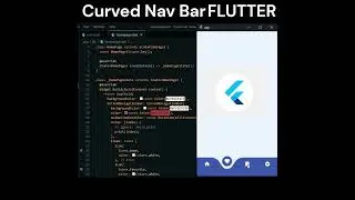 Curved Nav Bar in Flutter | curved Navigation bar in Flutter 2023 | Abhicoder #shorts #short