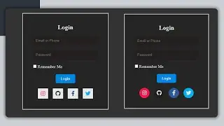 How to create a Login Form Using HTML and CSS only