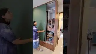 Hidden mirror inside the wardrobe 