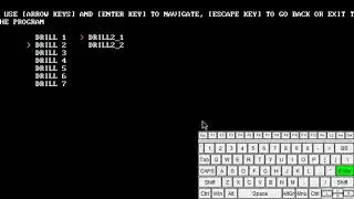 SAMPLE MENU [ASSEMBLY 8086] PART 1