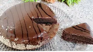 كيكة المقلاة بالشوكولاته👌 ، محشوّة ومغلفة بالشوكولاته طعمها خيالي❤️