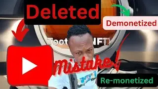 Common youtube monetization mistakes: DELETED