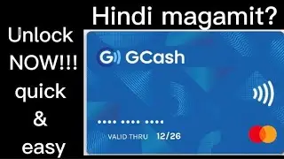 How to unlock gcash mastercard