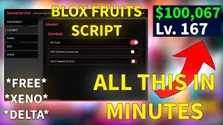 NEW Solvex GUI Script Blox Fruits | Auto Farm, Chest Farm, Kill Aura, Level Fast, NO KEY