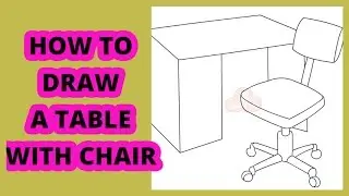 How To Draw A Table With Chairs
