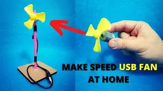 How To Make Speed and Useful USB FAN at Home