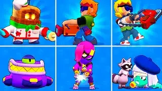 New Brawler BUSTER + New Skins Losing & Winning Animations 