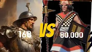 The Ancient Battle with the Longest Odds 168 Spanish Soldiers vs 80,000 Inca Warriors