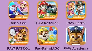 PAW Patrol Air & Sea,PAW Rescues,PAW Patrol Pups to the Rescue,A Day in Adventure Bay,ABC,ACADEMY