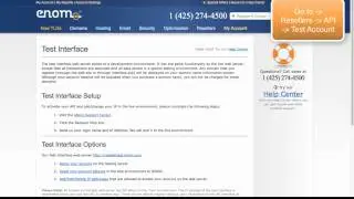 Setting up eNom Test Account and Adding IP Address for WHMCS