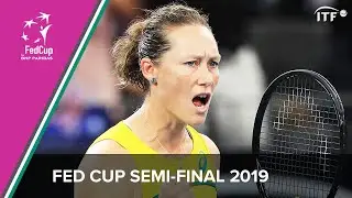 Australia vs Belarus | Fed Cup 2019 | Semi Final Highlights