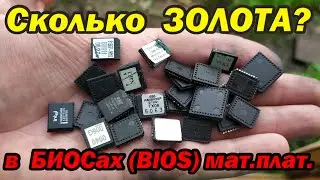 Проверка на количество золота в БИОСах мать.плат КПУ.
