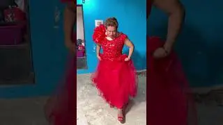 Así quedó mi vestido para los premios POM